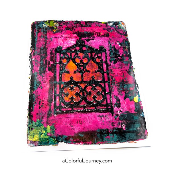 A Colorful Workshop: Gelli Printing - Carolyn Dube