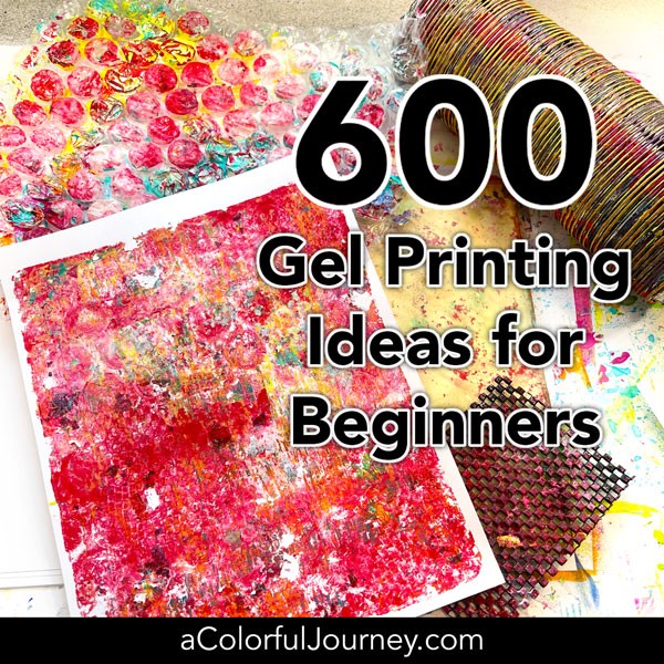 Basic Gelli Plate Printing Art Lesson for beginners - Art With