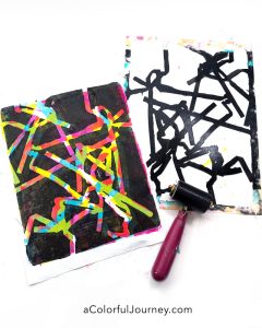 Gel Printing On Fabric- See How the Layers Build thumbnail